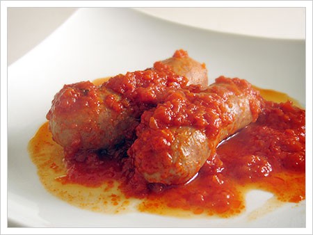 Sugo Con Spuntature e Salsicce